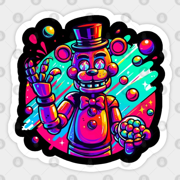 five nights at freddyv Sticker by artoriaa